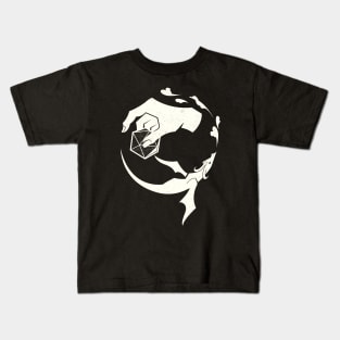 The hand of the master (White version) Kids T-Shirt